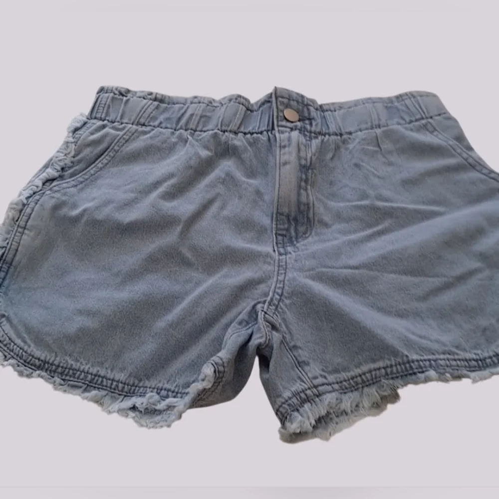 High-Waisted Denim Shorts